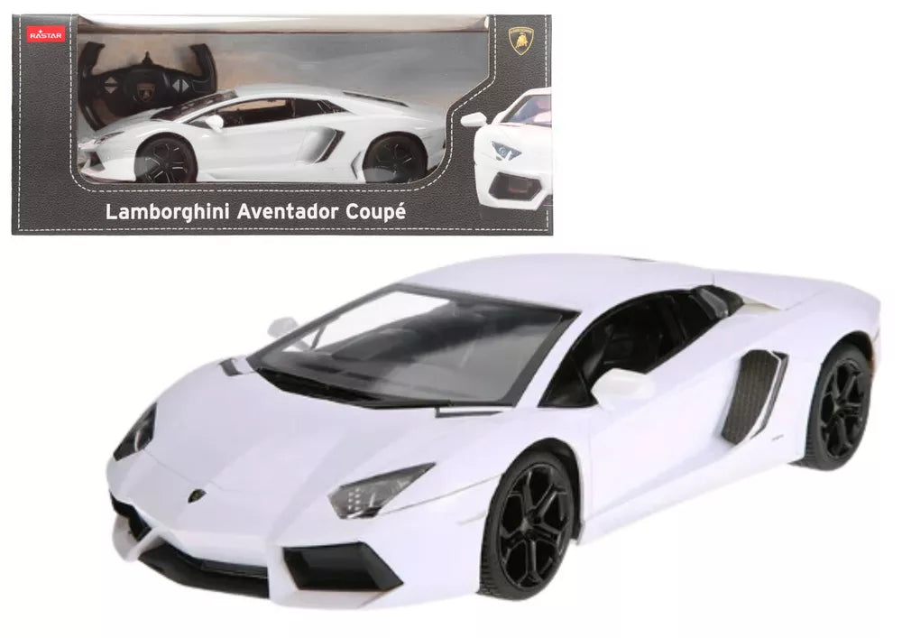 RC automobilis Lamborghini Aventador LP700, 1:14, baltas