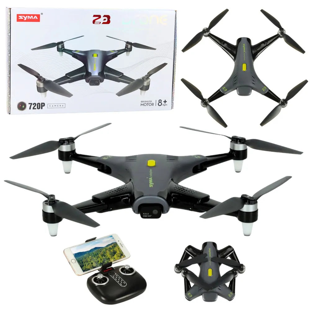 RC dronas Syma Z3PRO su HD kamera, 2,4 GHz, 4 kanalų