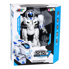 RC robotas K4 pakuotės dėžutė su gaminio nuotrauka ir funkcijų piktogramomis