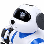 RC šuo-robotas, 8 ratai, 360° sukiniai, mėlynas