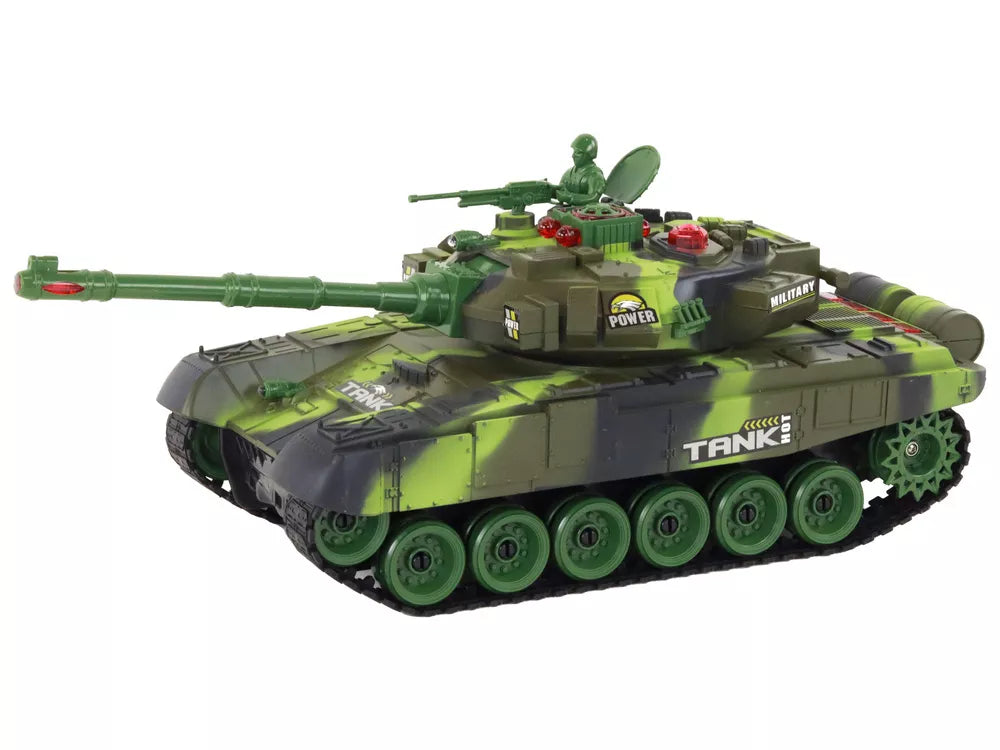 RC tankų rinkinys, 2 vnt., 7,2 V, infraraudonųjų spindulių mūšio sistema