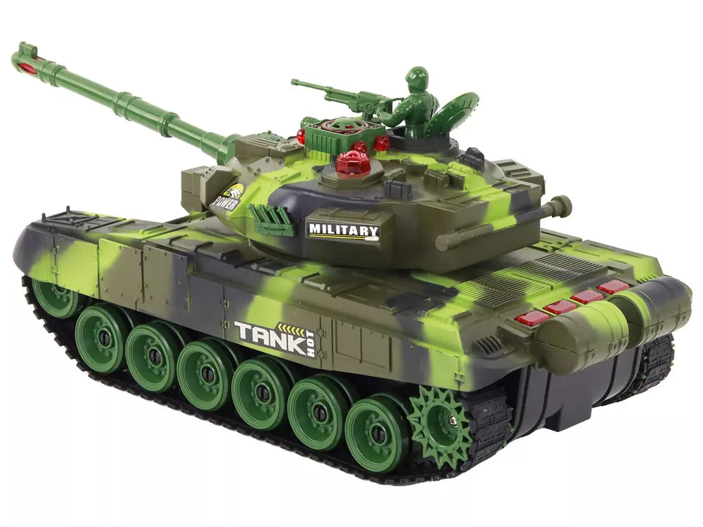 RC tankų rinkinys, 2 vnt., 7,2 V, infraraudonųjų spindulių mūšio sistema
