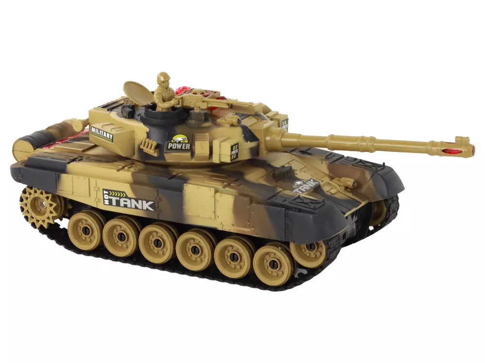 RC tankų rinkinys, 2 vnt., 7,2 V, infraraudonųjų spindulių mūšio sistema