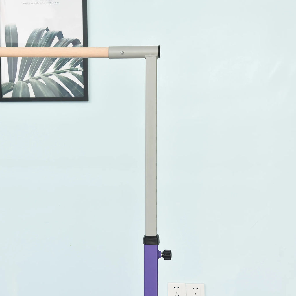Reguliuojamo aukščio gimnastikos skersinis vaikams nuo 3 metų, violetinis