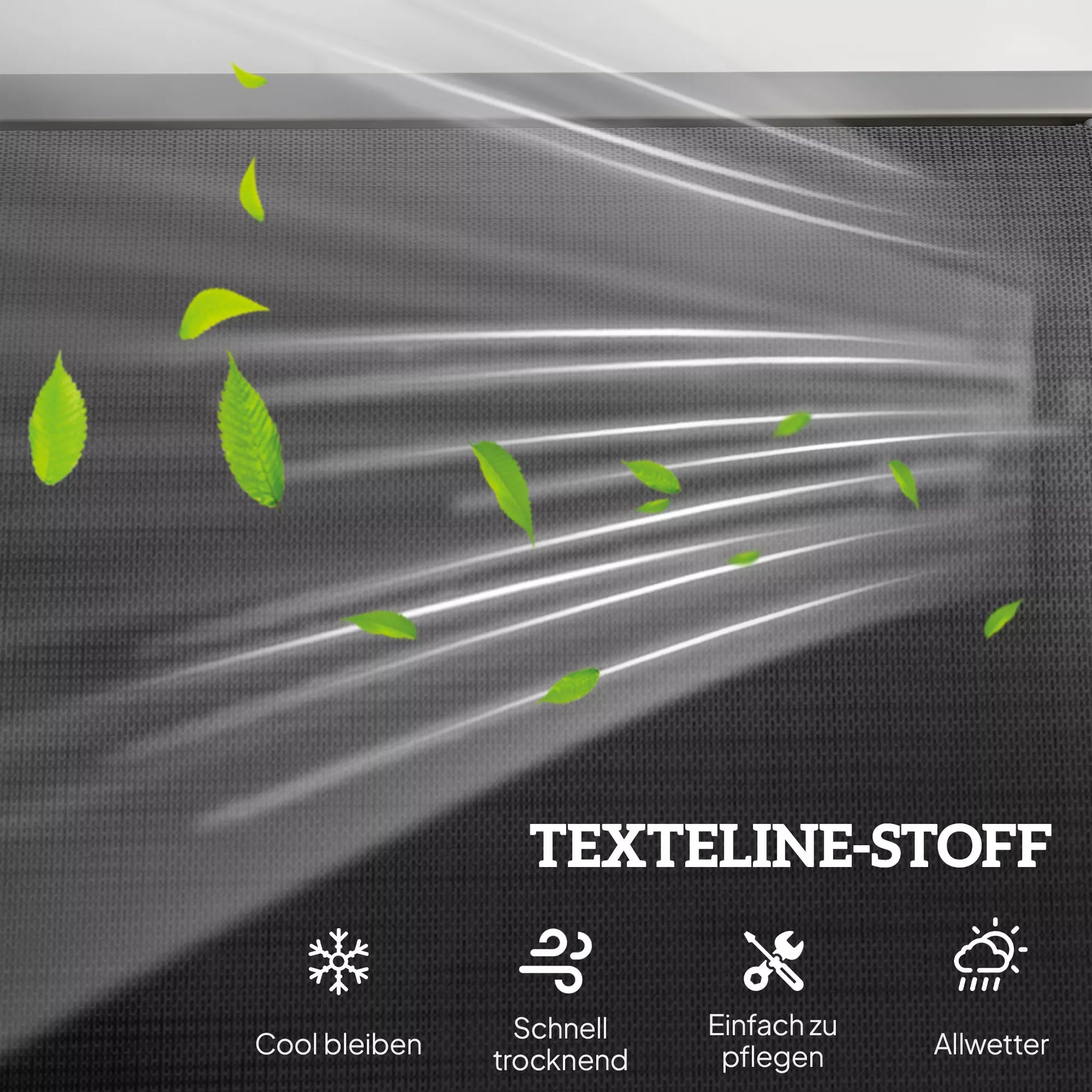 3 vietų supynės sodui su supimo mechanizmu, metalinis suolas, atlaiko iki 300 kg, lauko baldai sodui, terasai, 147 x 70 x 85 cm, tamsiai pilkos spalvos