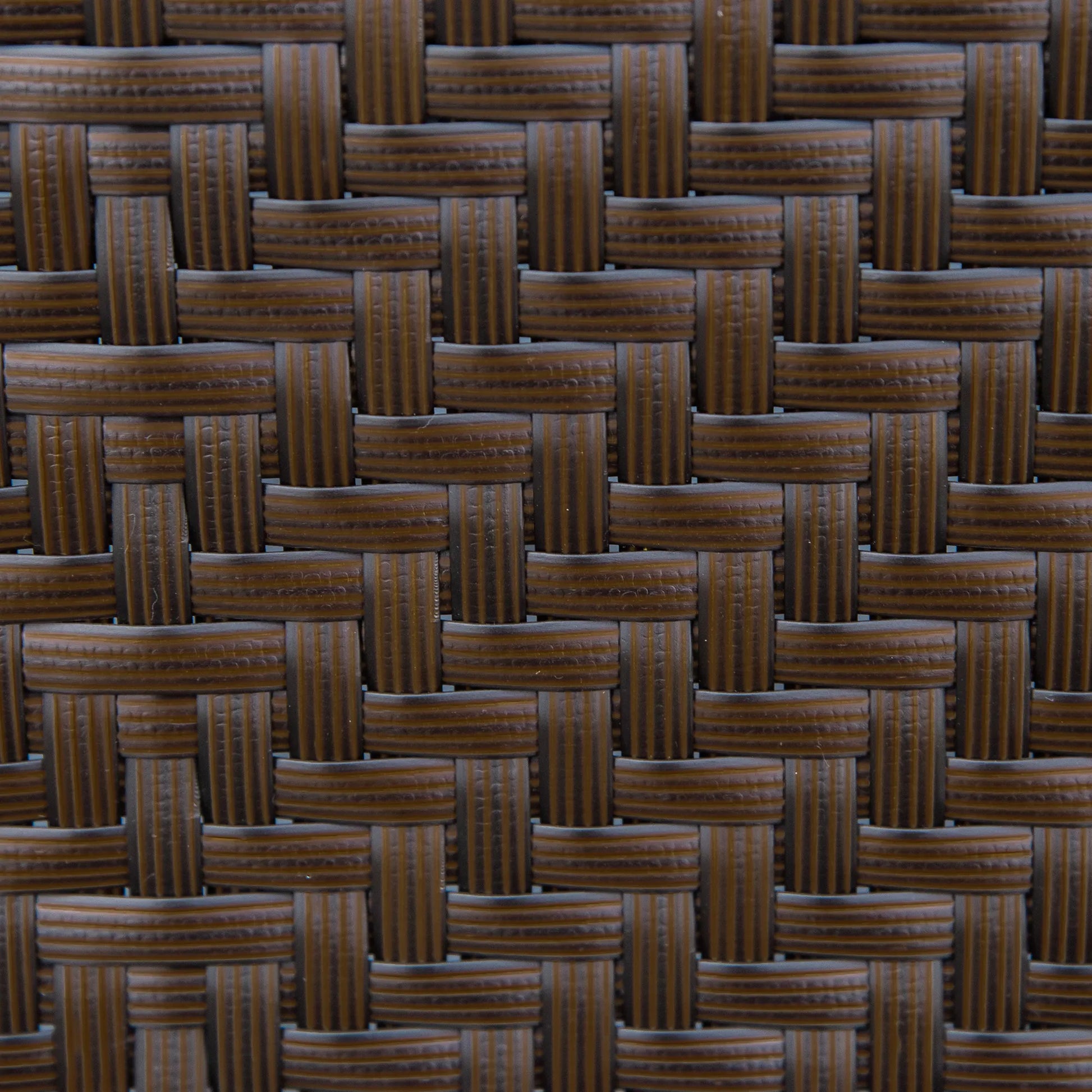 Polyrattan sodo kėdė Sulankstoma kėdė su 7 pakopų reguliuojamu atlošu, atspari oro sąlygoms, sulankstoma balkono kėdė, kempingo kėdė, 120 kg apkrova, sodo kėdės sodui, balkonui, 58x71x111 cm, ruda + juoda