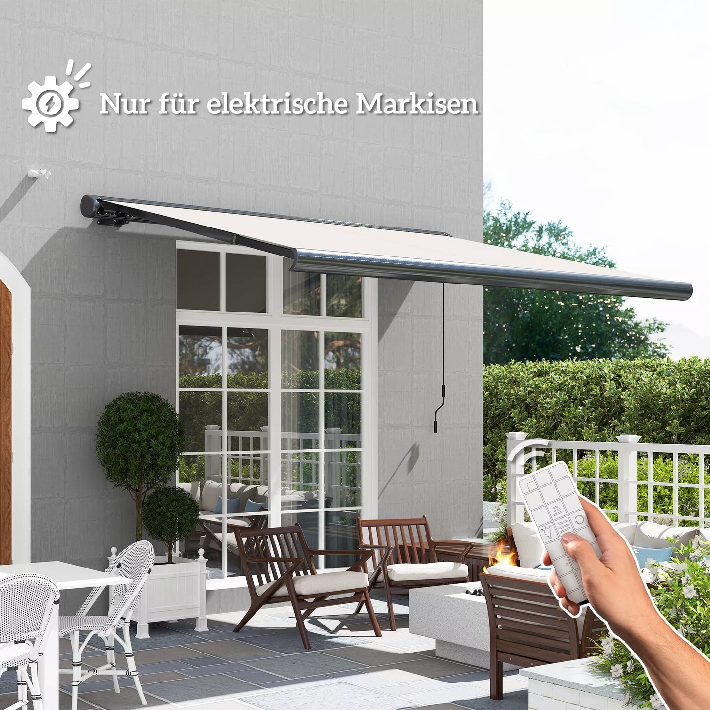 Saulės jutiklis Elektrinis vėjo jutiklis Oro stotis Lauko jutiklis Vėjo jutiklis 22 x 11 x 9 cm Balta