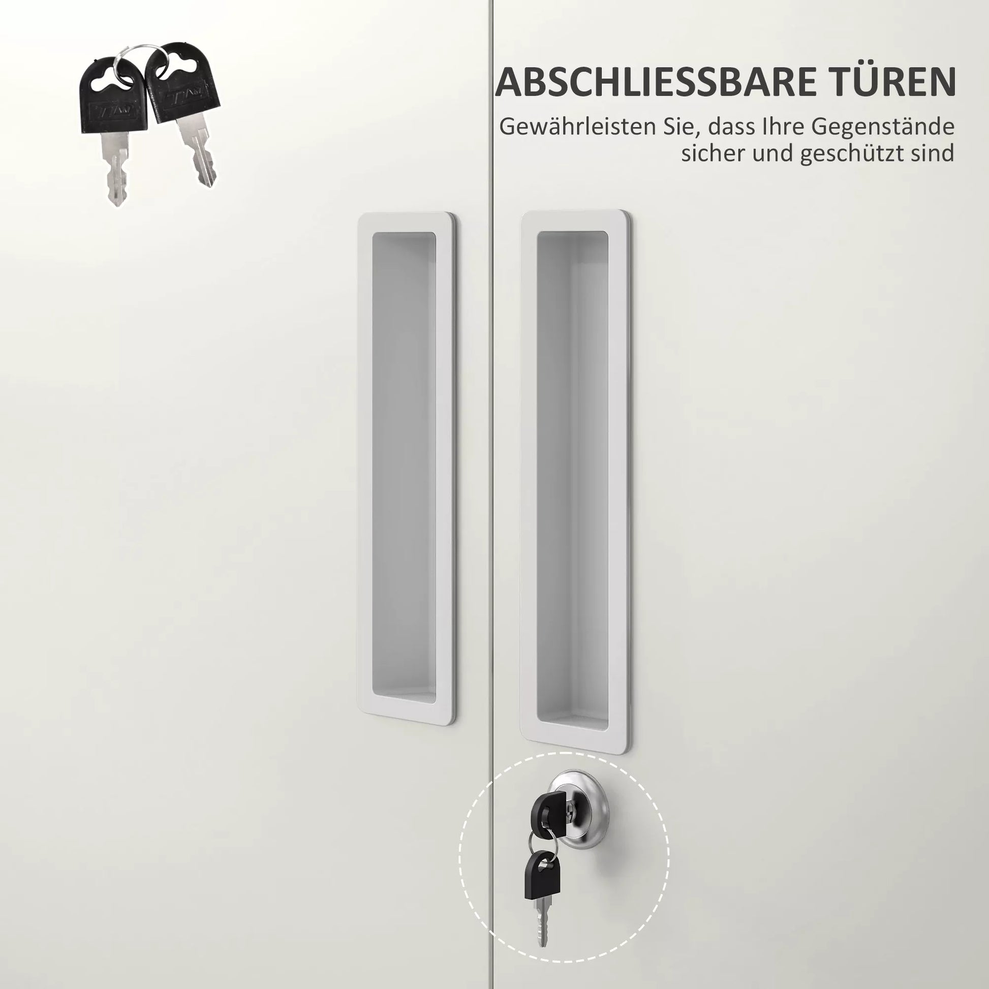 Dokumentų spinta, biuro spinta, 5 lentynos, metalas, 80B x 40T x 180H cm, balta