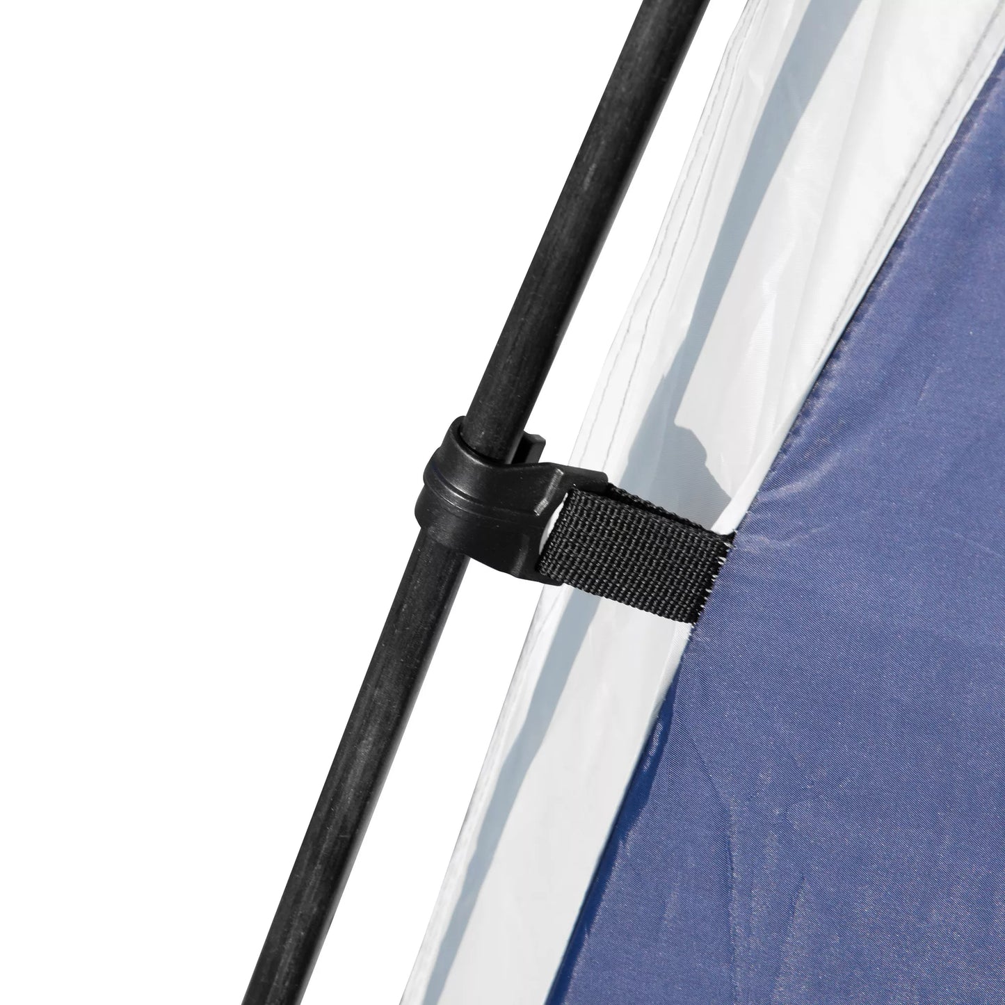 Kupolinė palapinė 6-8 žmonėms, pavėsinė, apsauga nuo saulės ir lengvo lietaus, 3,5 x 3,5 x 2,22 m, mėlyna