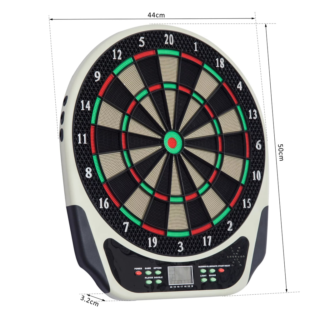 Elektroninis dartų taikinys Dartboard su balso pranešimais LED ekranais 6 dartai 24 dartų galvutės 18 žaidimų 159 variantai Dartų automatas Dartų taikinys rinkinys iki 8 žaidėjų