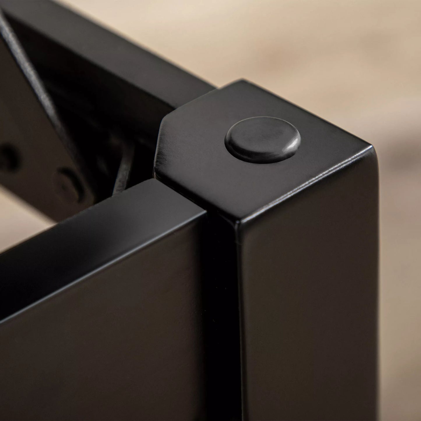 Pianino suolas su paslėpta daiktadėže, reguliuojamo aukščio, dirbtinė oda, juoda