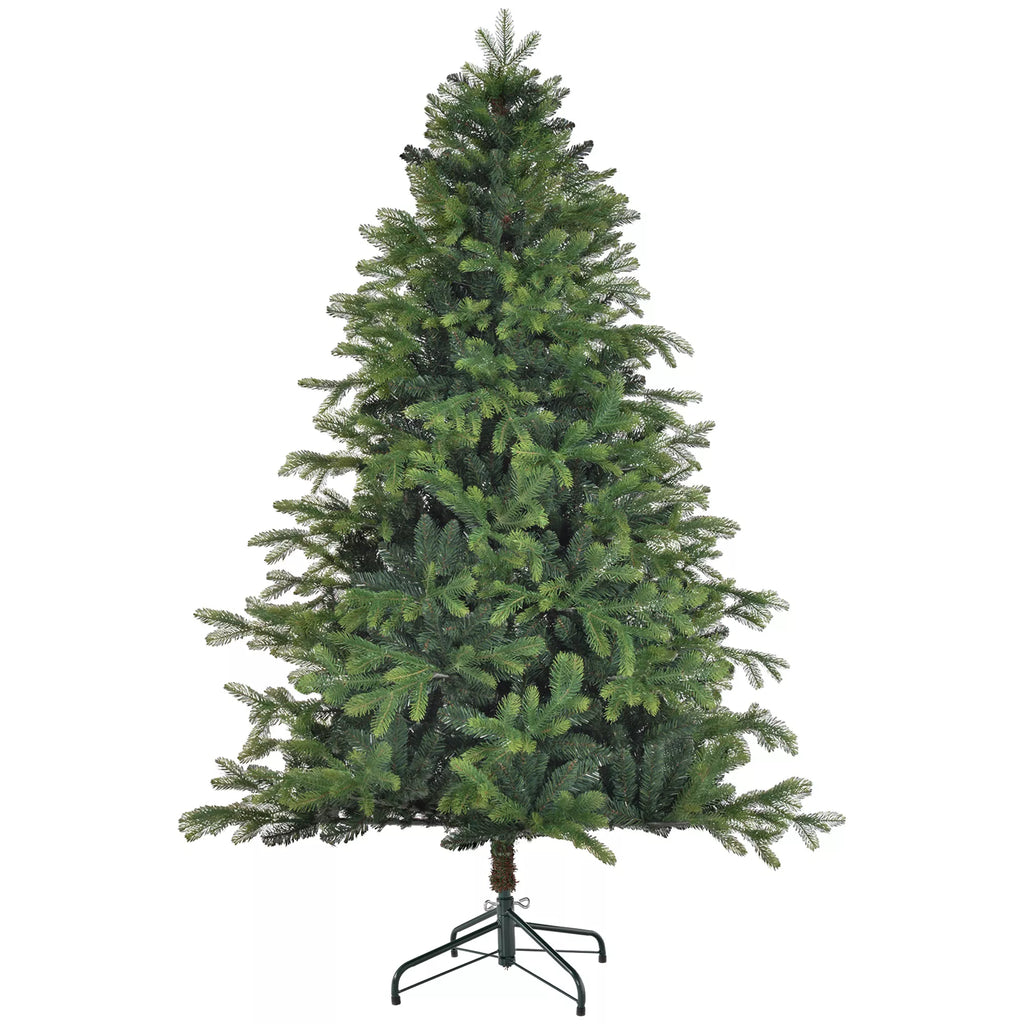 Dirbtinė Kalėdų eglutė, realistiškas išvaizda, atspari ugniai, tvirtas metalinis pagrindas, 183 cm, žalia