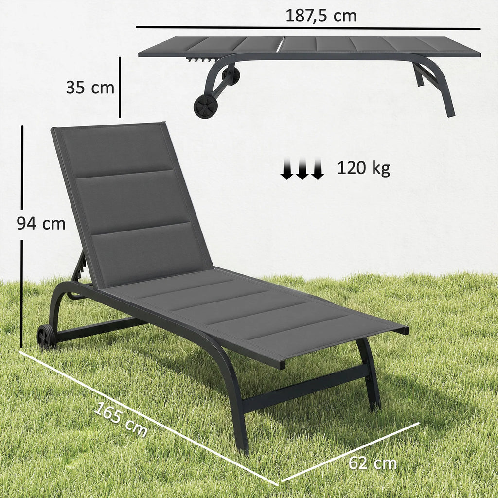 Gulto matmenys: 187,5x62 cm, aukštis 94 cm, iki 120 kg