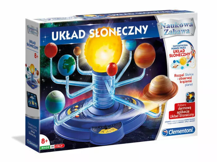Saulės sistemos modelis Clementoni 50107, lenkų kalba