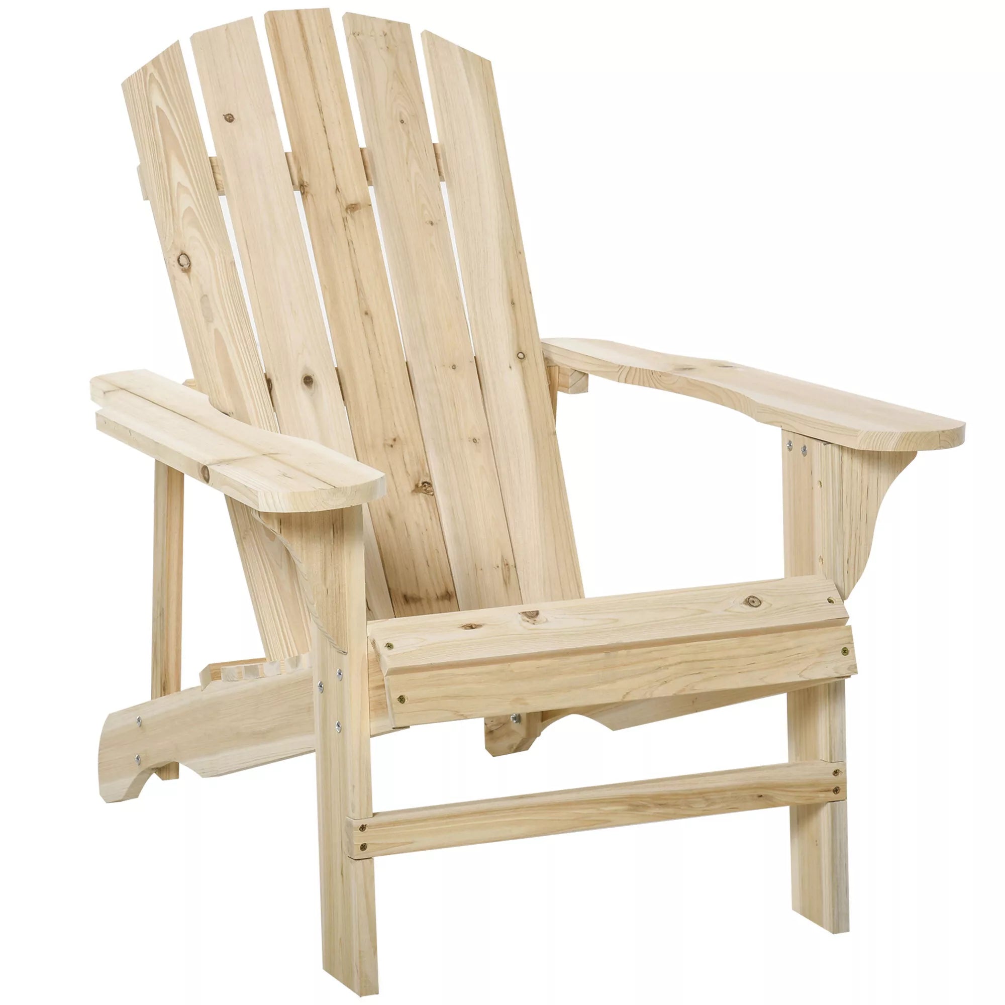 Adirondack lauko ir sodo kėdė, medinis fotelis su aukštu atlošu, kėnio mediena, juodos spalvos, 78 x 89 x 88 cm