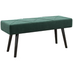 Sėdimasis suoliukas minkštas, 100 cm, žalias