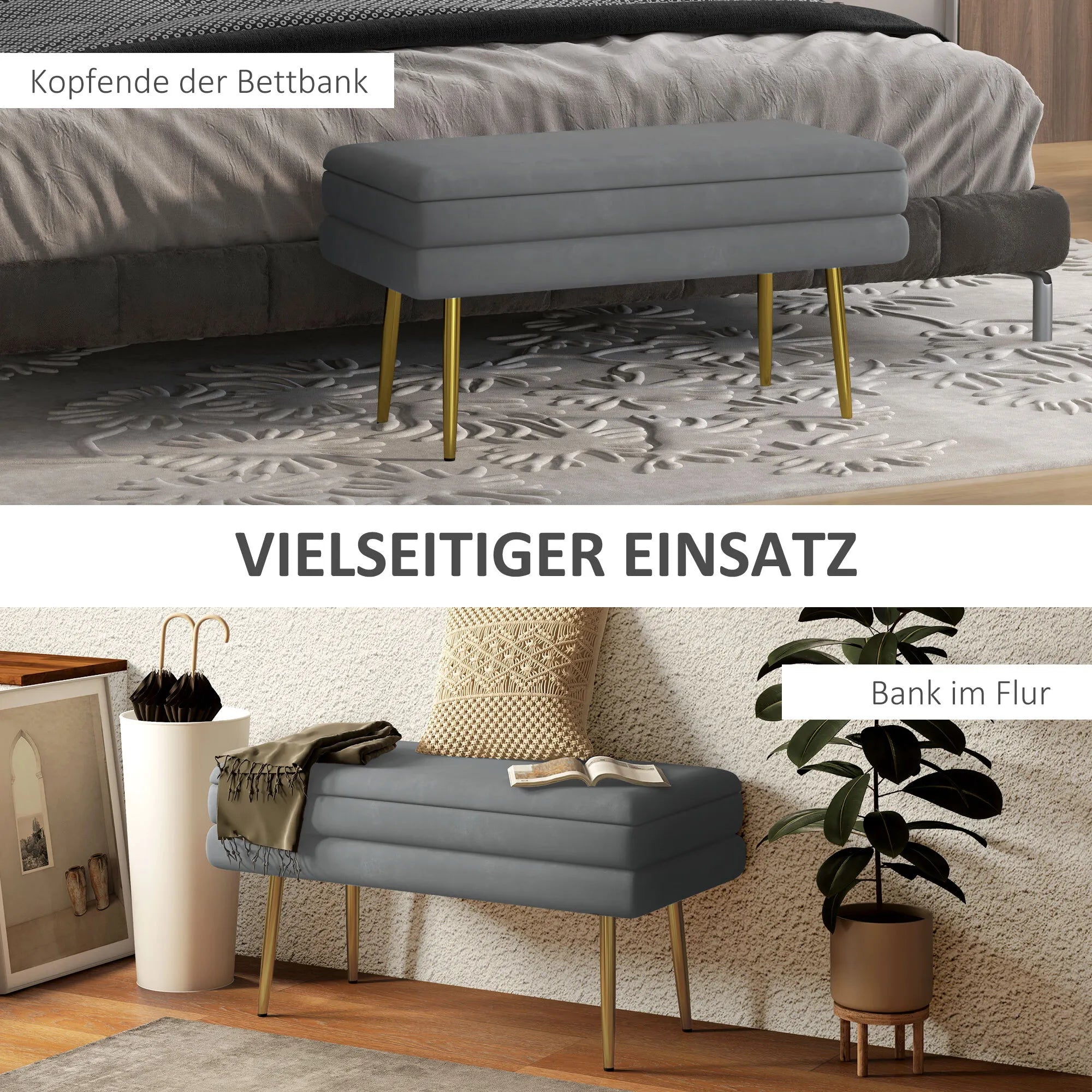 Sėdimoji sofa, su daiktų laikymo vieta, plieninė, 79,5 cm x 37,5 cm x 43 cm, tamsiai pilka