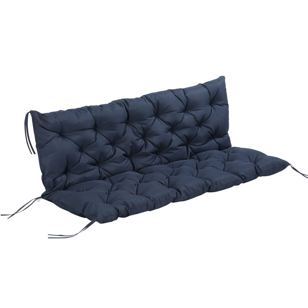 Sėdynės pagalvėlė 3 vietų suoleliui, 150 cm, tamsiai mėlyna