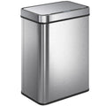 Sensorinė šiukšliadėžė 50 l, automatinis dangtis, sidabrinė