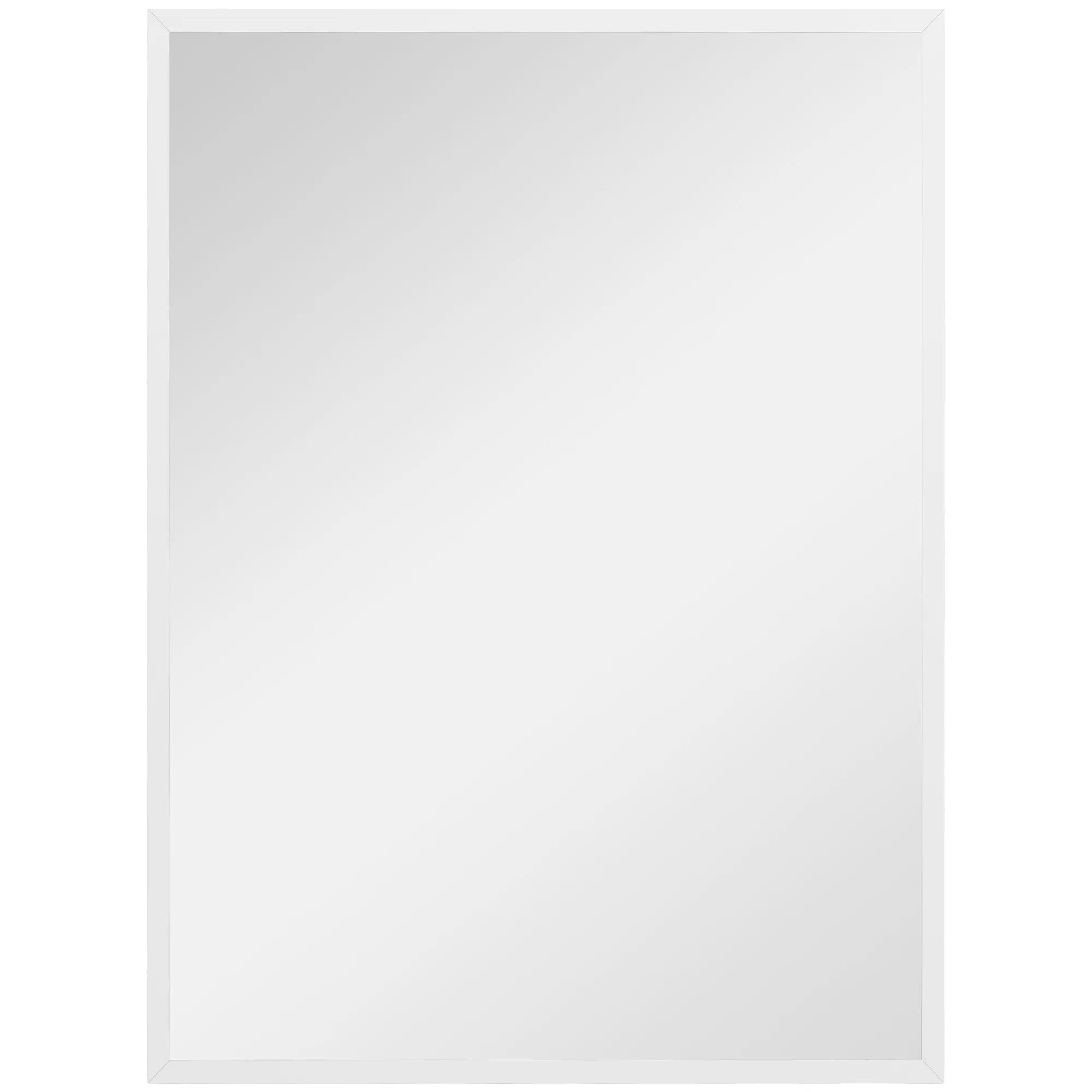 Sieninis veidrodis 60 x 80 cm, baltas