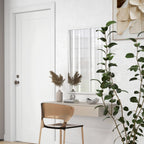 Sieninis veidrodis, 70 x 90 cm, baltas