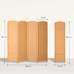 Širmos matmenų schema: aukštis 180 cm, plotis 180 cm, gylis 45 cm