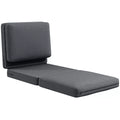 Sofa-lova ant grindų transformuojama, 268 cm, tamsiai pilka