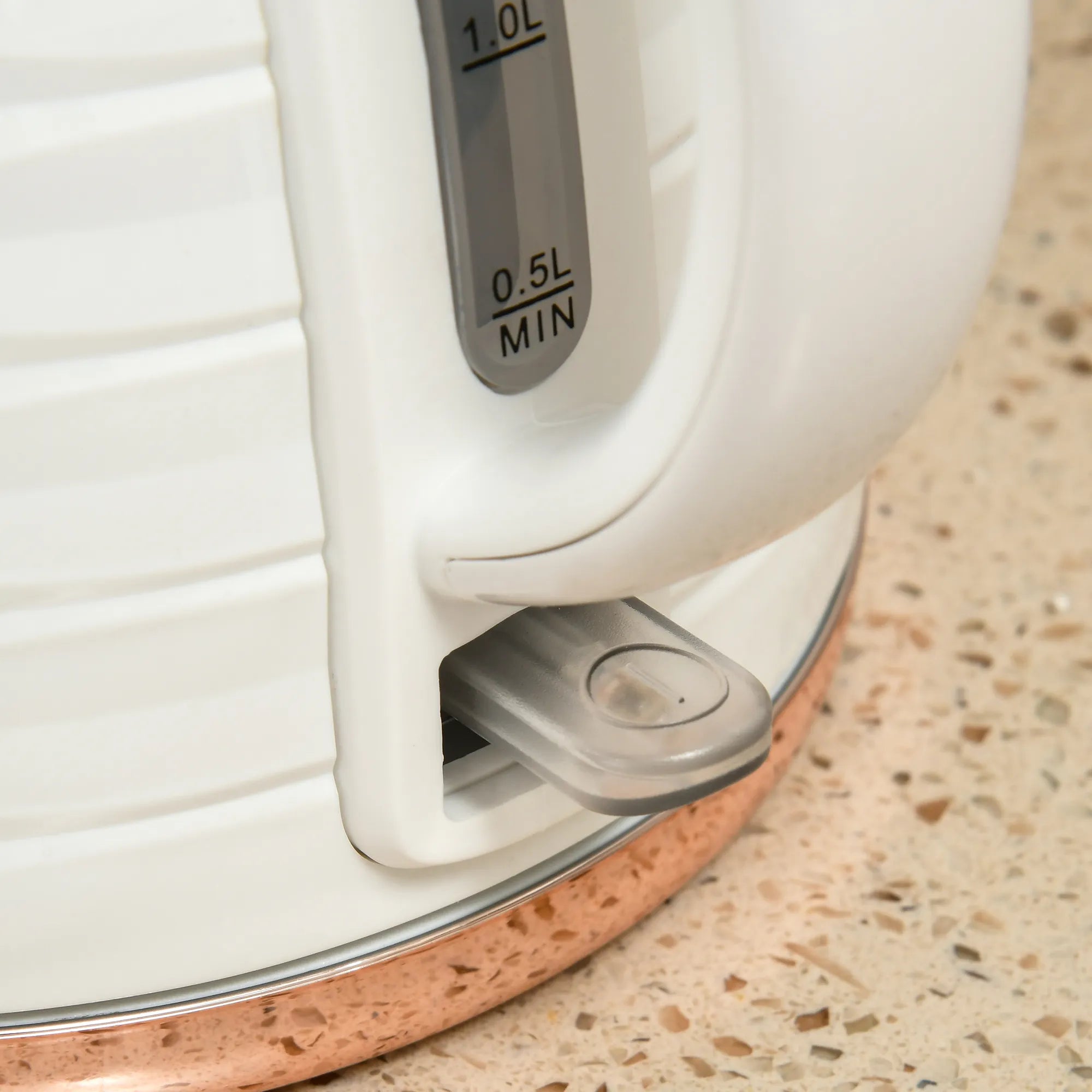Skrudintuvo ir virdulio komplektas, 1,7 l, kreminės spalvos