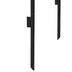 Sodo arka vijokliniams augalams 140 x 40 x 240 cm, juoda