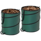 Sodo atliekų maišai 2x160L, žali