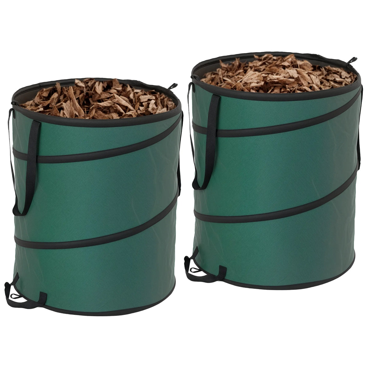 Sodo atliekų maišai 2x160L, žali