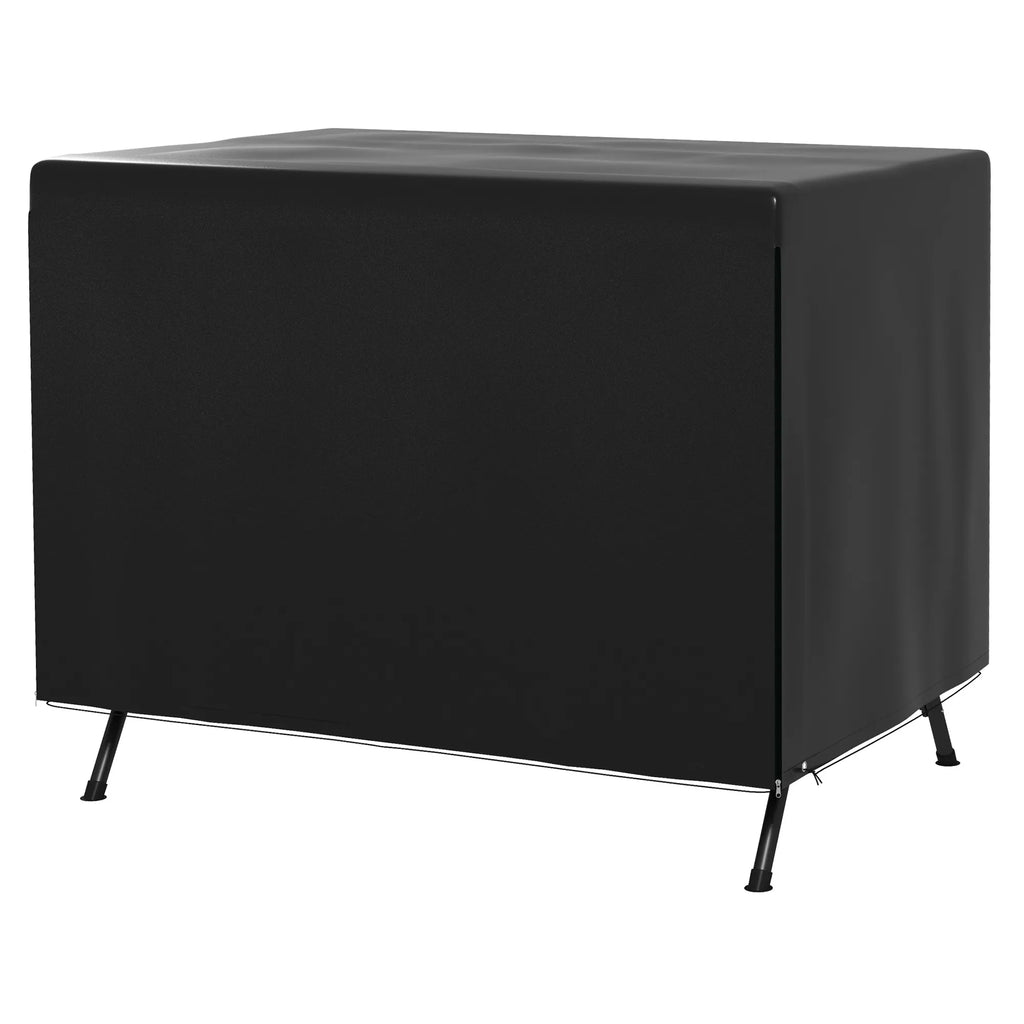 Sodo baldų uždangalas, apsauginis tentas lauko baldams, 215 x 155 x 150 cm, juodas