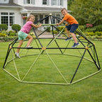 Sodo geometrinio kupolo karkasas, 40 × 102 × 18 cm, juodas ir žalias