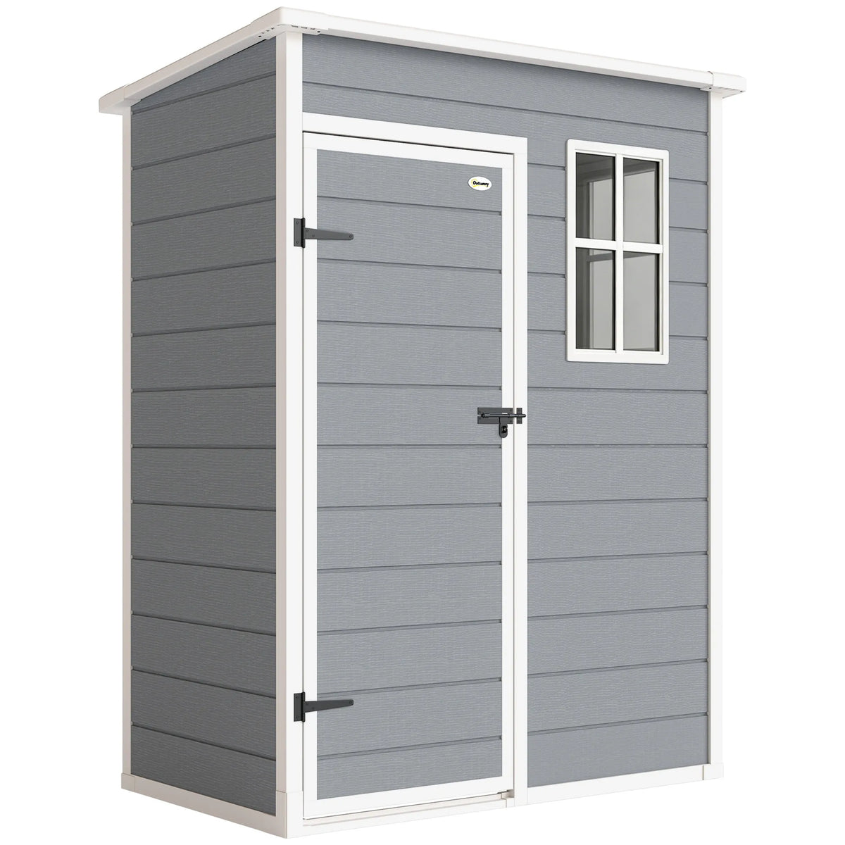 Sodo namelis plastikinis 1,14 m² 151 x 92 x 193 cm pilkas