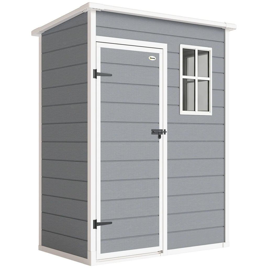 Sodo namelis plastikinis 1,14 m² 151 x 92 x 193 cm pilkas