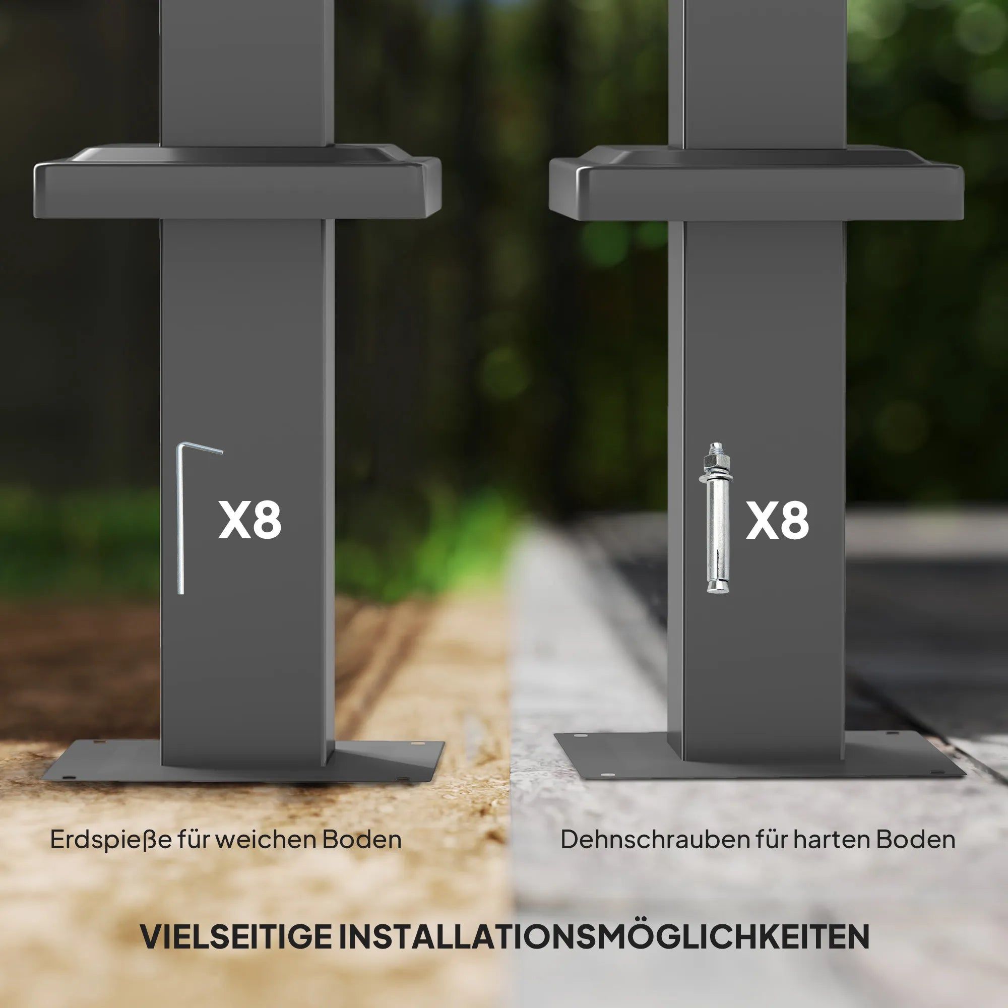 Sodo pergola su stumdomu stogu, pavėsinė su upf30+ apsauga nuo saulės, aliuminis ir poliesteris, 3x3 m, pilka