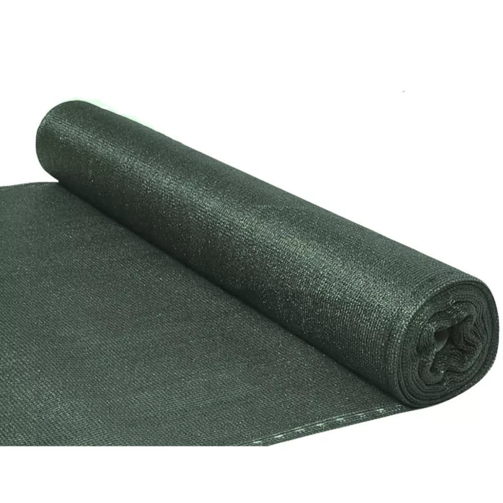 Sodo šešėliavimo tinklas, 140 g/m2, 1,5 x 25 m, tamsiai žalias