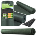 Sodo šešėliavimo tinklas, 140 g/m2, 1,5 x 25 m, tamsiai žalias