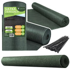 Sodo šešėliavimo tinklas, 140 g/m2, 1,5 x 25 m, tamsiai žalias