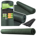 Sodo šešėlių tinklas, 1,5x50 m, 140 g/m², tamsiai žalias