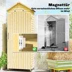Magnetinis durų fiksatorius apsaugo spintelę nuo atsivėrimo vėjyje