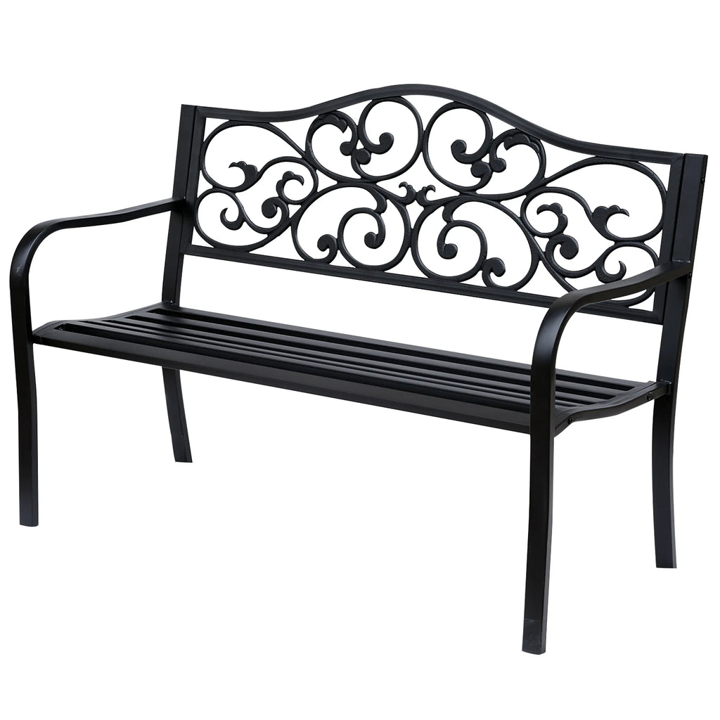 Sodo suolas, 2 vietų, 240 kg, juodas