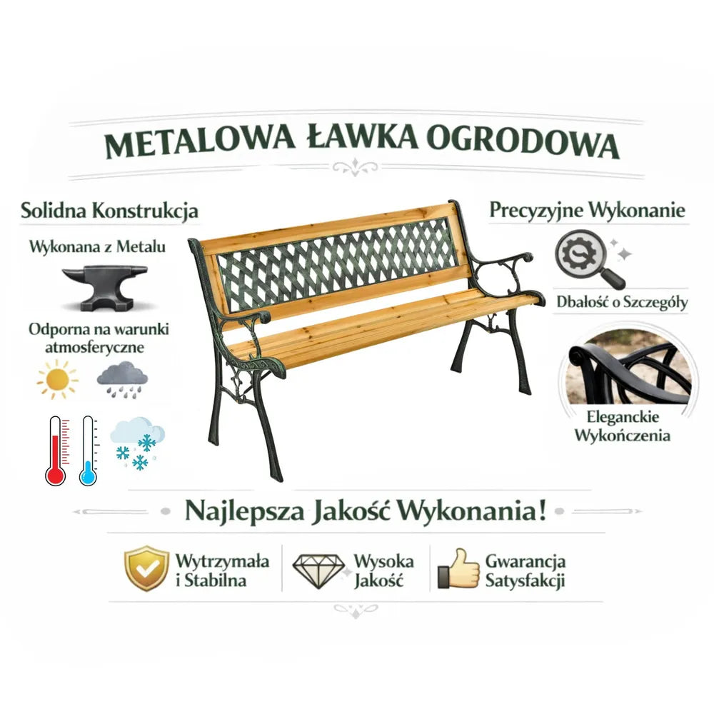 Sodo suolas su atlošu, medinis ir metalinis, 125 cm, grafito ir žalios spalvos