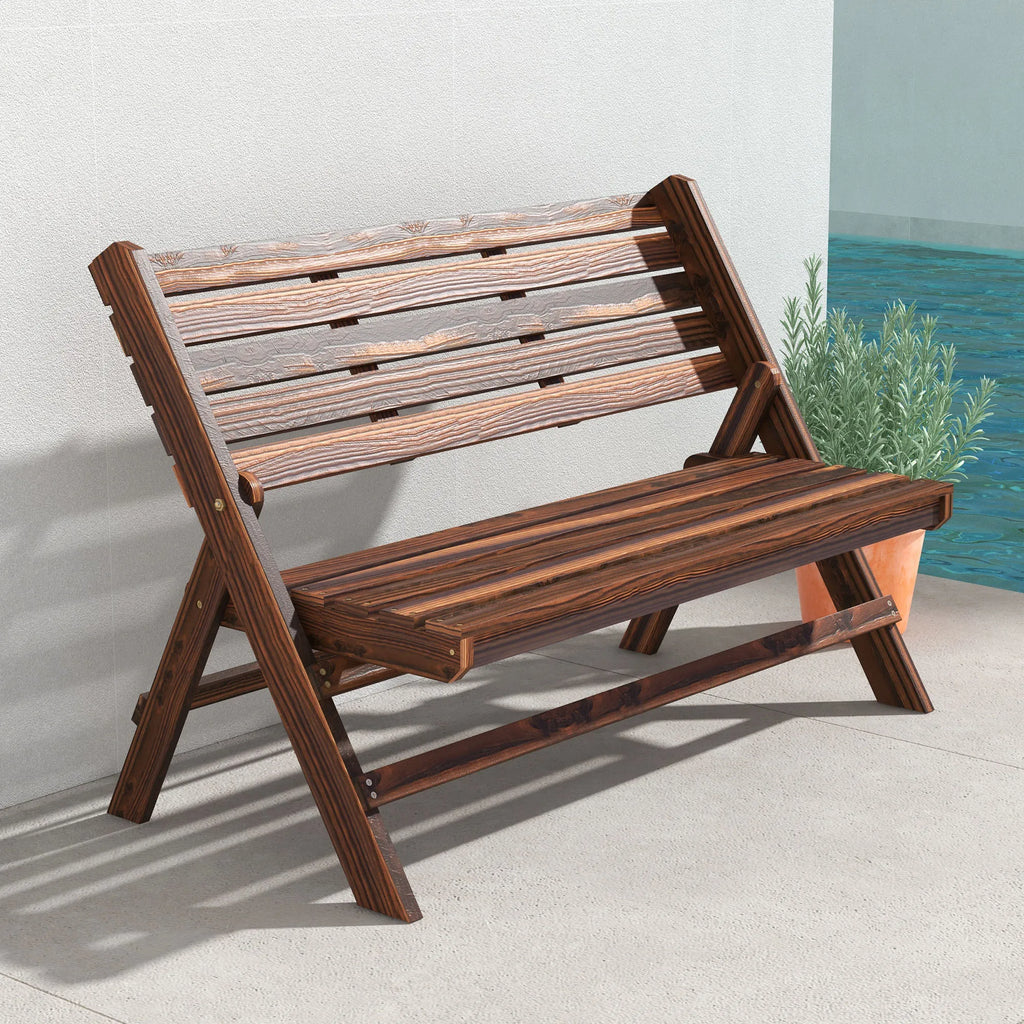 Sodo suolas sulankstomas 122 cm rudas
