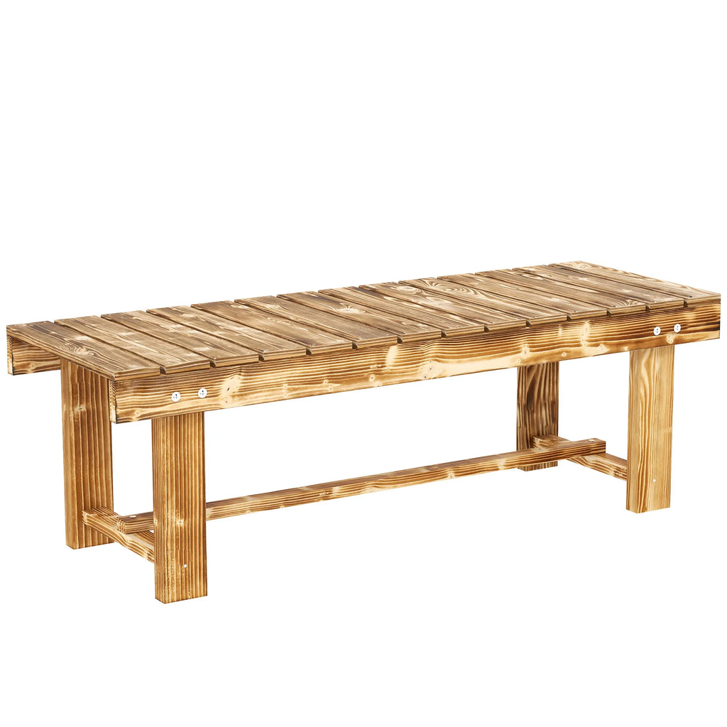 Sodo suoliukas, 2 sėdimų vietų, 110 x 38 x 35 cm, rudas