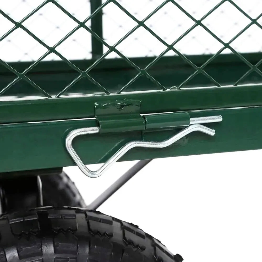 Sodo transportavimo vežimėlis, sulankstomas, plieninis, iki 200 kg