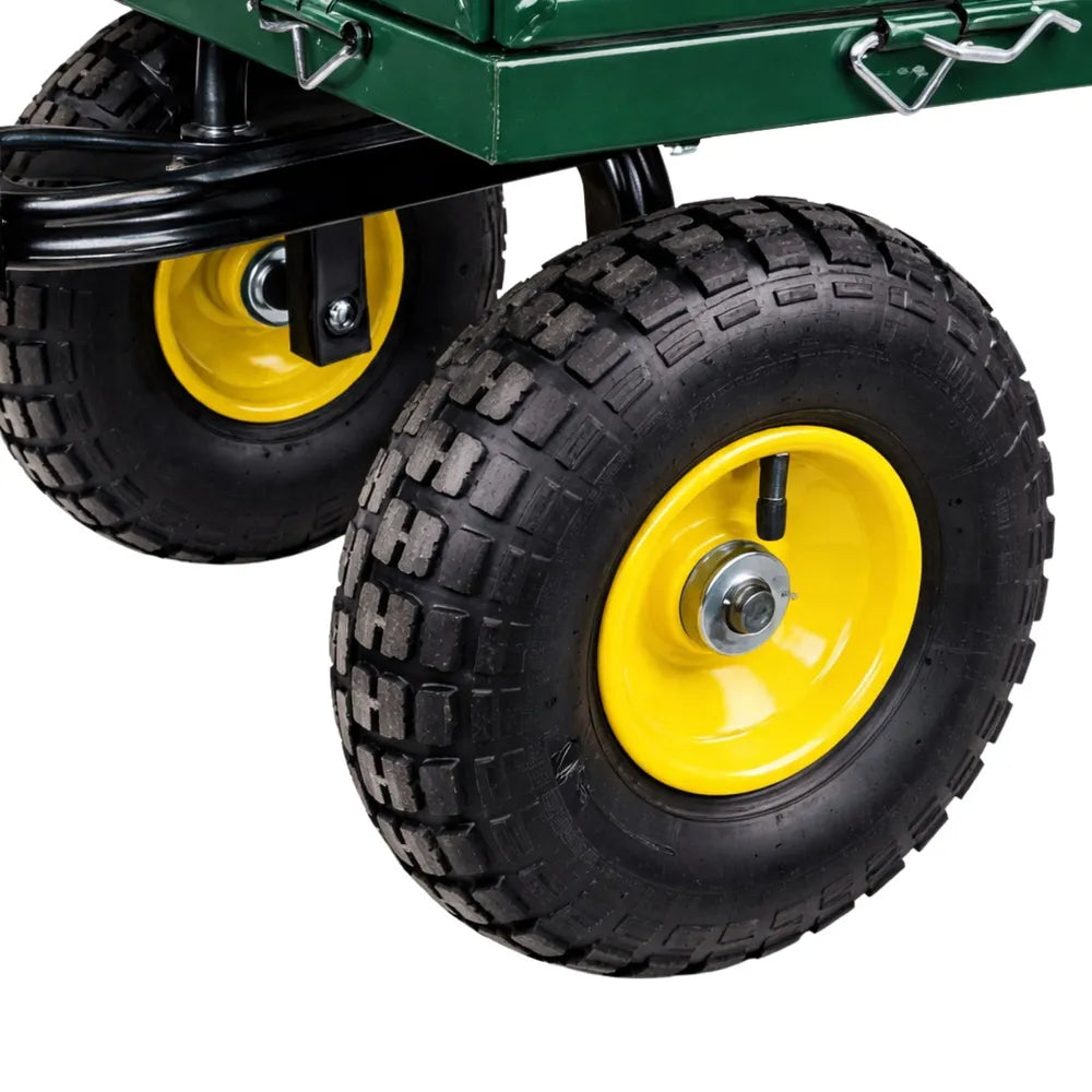 Sodo transportavimo vežimėlis, sulankstomas, plieninis, iki 200 kg