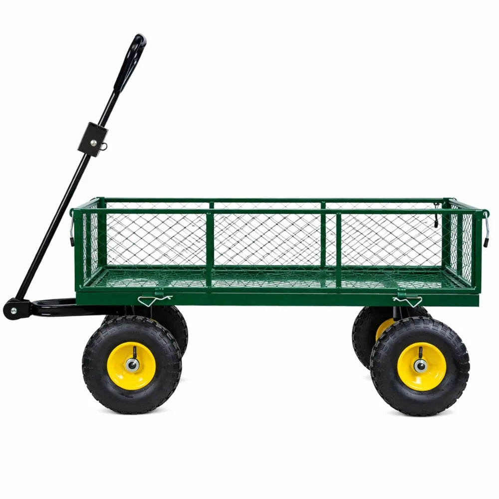 Sodo transportavimo vežimėlis, sulankstomas, plieninis, iki 200 kg