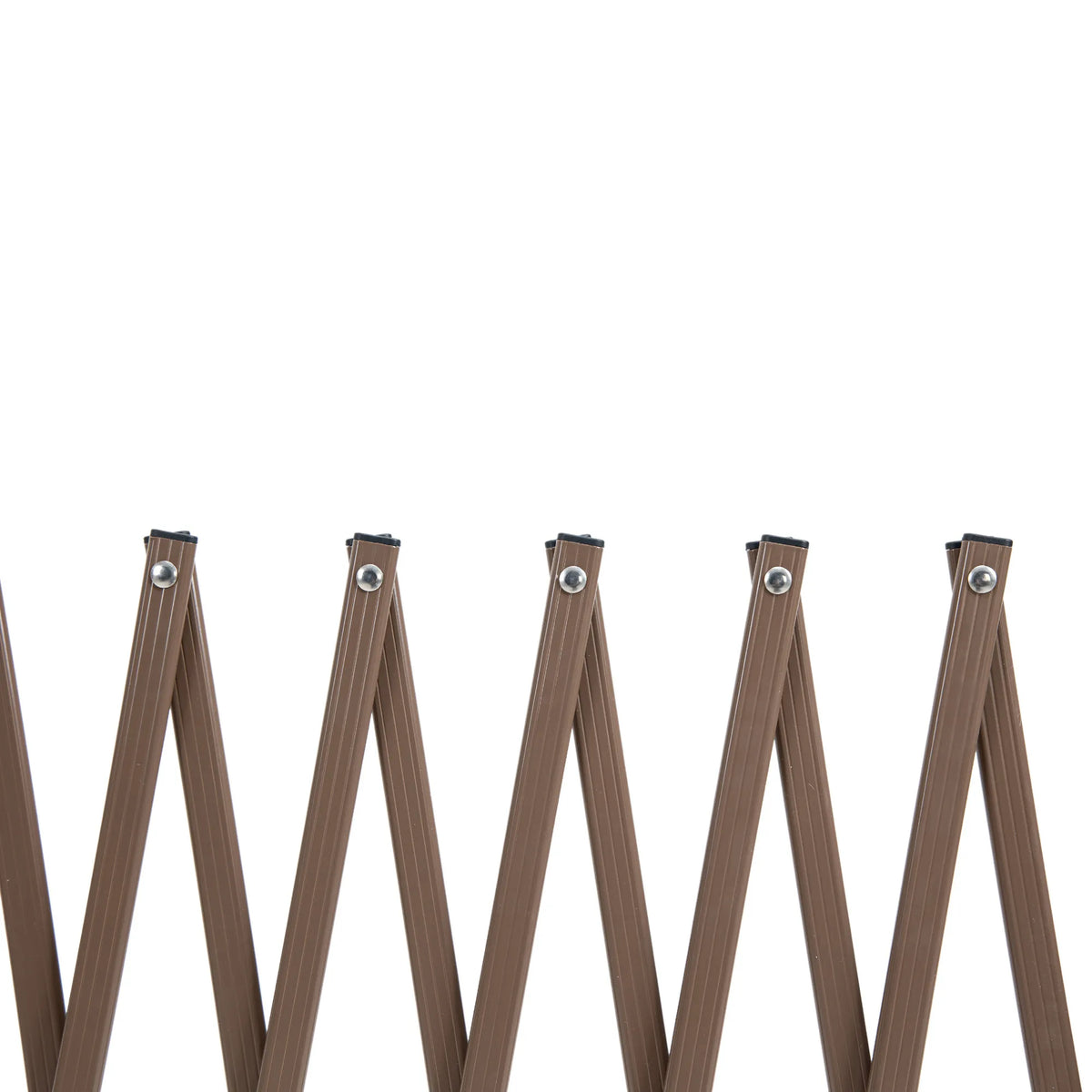Sodo tvorelė ištraukiama 35-300 cm, aliumininė, tamsiai ruda, aukštis 103,5 cm