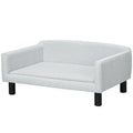 Sofa augintiniams su atlošu iki 20 kg 82 x 54 cm šviesiai pilka